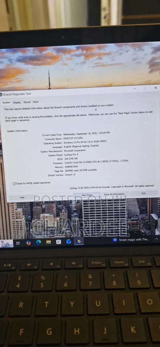Microsoft Surface Laptop 4 (For Parts) - 1