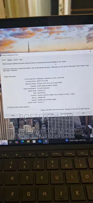 Microsoft Surface Laptop 4 (For Parts)