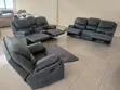 Grey Premium Sofa ya Recliner ya Viti 6 - 2