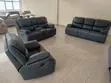 Grey Premium Sofa ya Recliner ya Viti 6 - 3