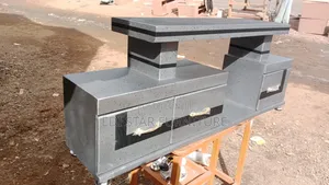 Quality Gray TV Stand - Brand New