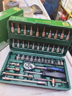 46-Piece 1/4" Drive Socket Wrench Tool Set (Brand New)