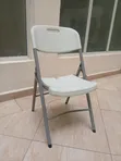 Premium Heavy-Duty White Foldable Chair - 2
