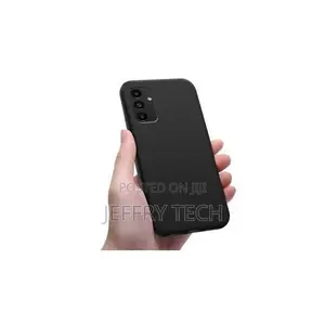Samsung Galaxy A04s Solid Silicone Back Case - Black