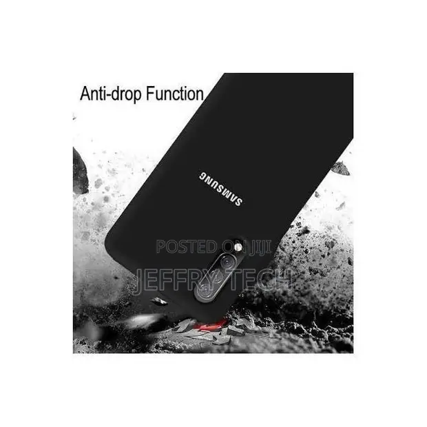 Samsung Galaxy A50 Silicone Case - Black - 1