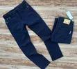 Men's Black/Blue Tapered Jeans - 2