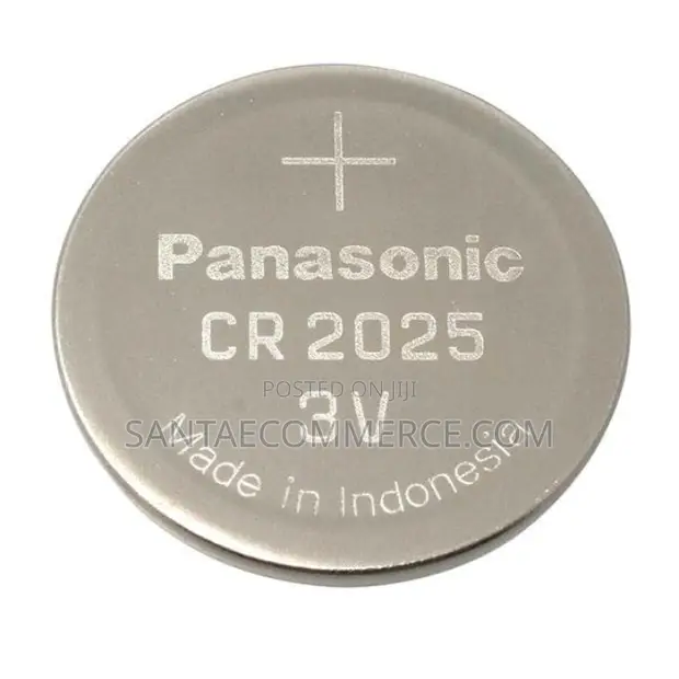 Panasonic CR2025 3V Lithium Coin Cell Battery - 1