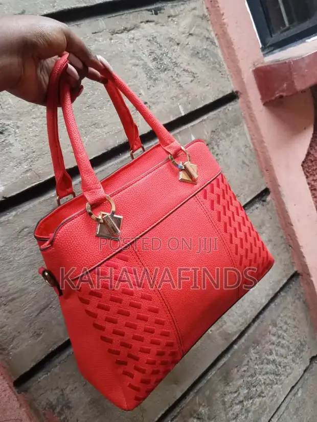 Quality Thrifted Channel Handbag - Cherry - 1
