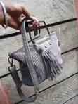 Quality Thrifted Channel Handbag - Cherry - 3