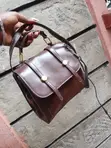 Quality Thrifted Channel Handbag - Cherry - 5
