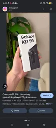 New Samsung Galaxy A27 256GB Black - 1