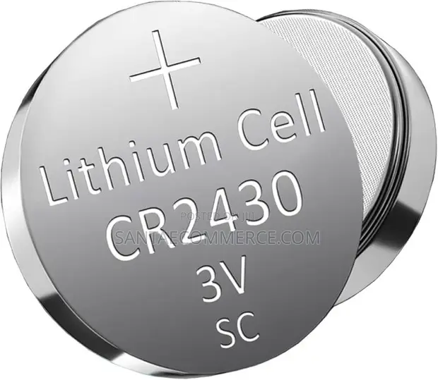 Lithium Cell CR2430 3V Coin Button Battery - 1pc - 1