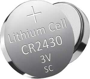 Lithium Cell CR2430 3V Coin Button Battery - 1pc