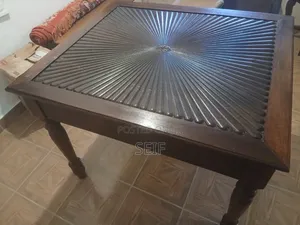 Mvule Hardwood Office/Dining Table (4-Seater)