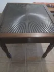 Mvule Hardwood Office/Dining Table (4-Seater) - 2