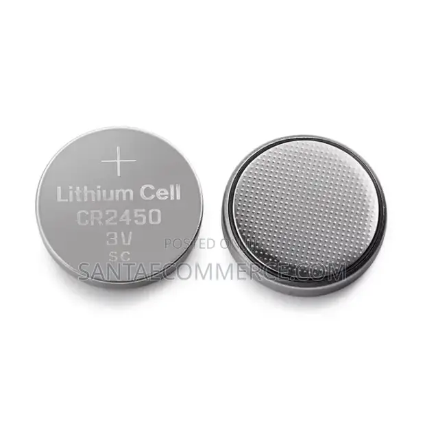 CR2450 3V Lithium Coin Cell Battery - 1pc - 1