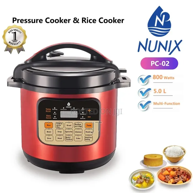 Nunix PC-02 5L Electric Pressure Cooker - 1