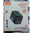 LDNIO Z8 45W GaN Travel Adapter - Universal UK/US/AU/EU Plug - 1