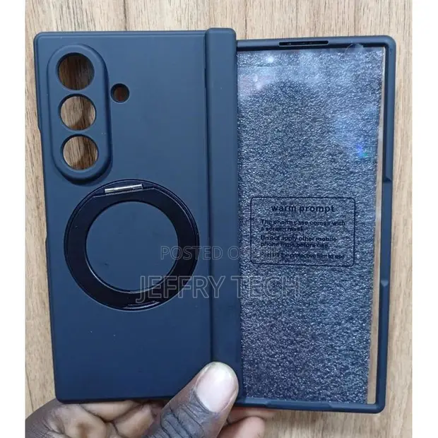 Shockproof Armor Case for Samsung Galaxy Z Fold 8 Ultra - Magnetic Ring - 1