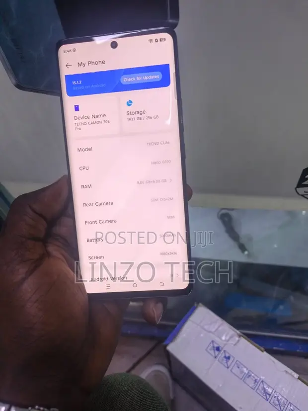 Tecno Camon 30S Pro 256GB Black - 1