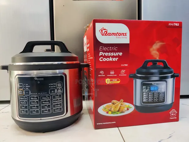 Ramtons 8L RM782 Electric Pressure Cooker - 18 Functions - 1