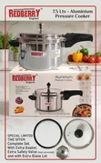 Redberry Aluminium Pressure Cooker (3.5L - 12L) - 2