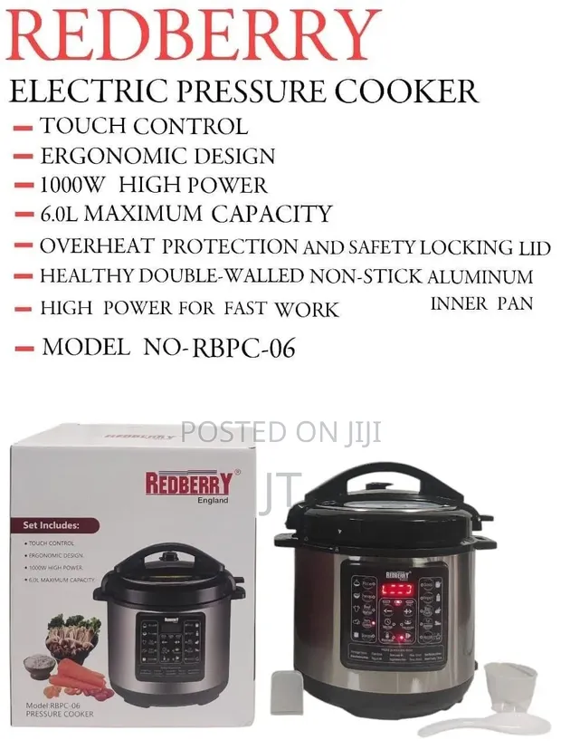 Redberry Electric Pressure Cooker (6L, 17L, 21L, 25L) - 1