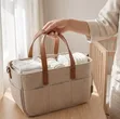 Diaper Caddy/Organizer ya Mtoto na Mifuko ya Kando - 4
