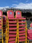 Brand New Red and Blue Conference Chairs - 2