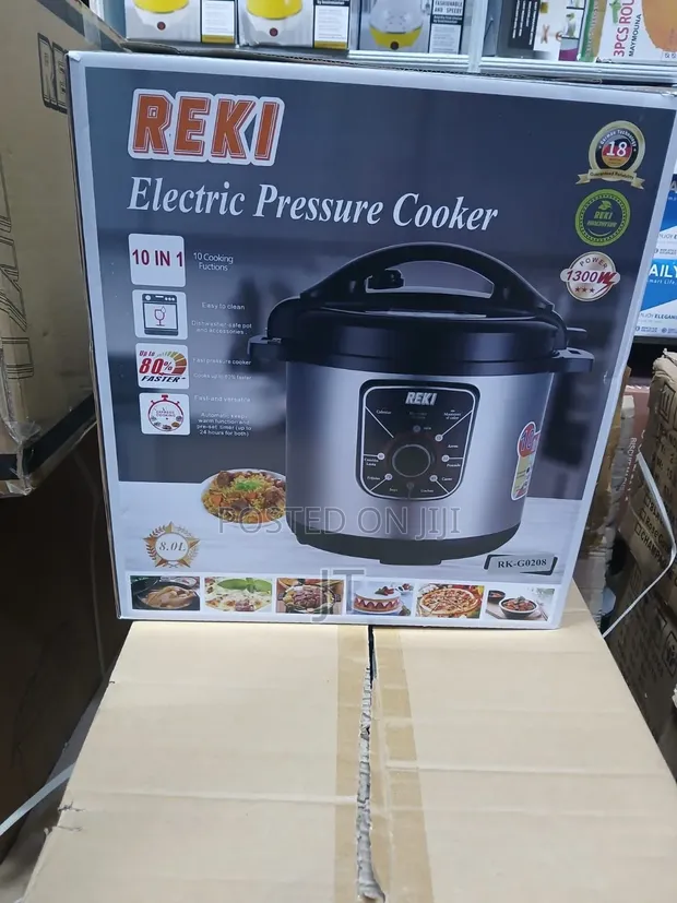 10-in-1 Reki 8 Litre Pressure Cooker - 1