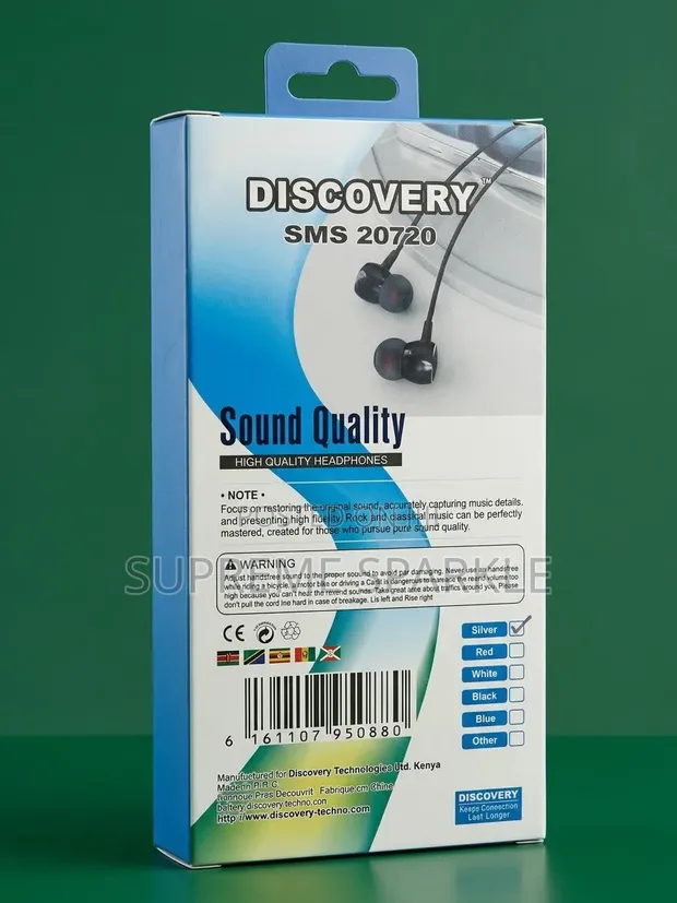 Discovery M52 Metal Wired Earphones 3.5mm - 1
