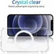 Clear Transparent MagSafe Silicone Case for iPhone 12 Mini - 2