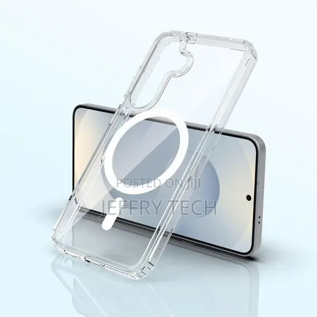 Clear Transparent MagSafe Silicone Case for Samsung Galaxy S24 - 1