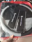 5 Racing Sports Series Car Seat Covers - Grey/Black - 3