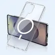 Clear Transparent MagSafe Silicone Case for Samsung Galaxy S24 Ultra - 1