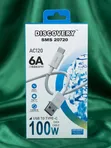 Discovery USB-A to Type-C 6A 100W Fast Charging Cable - 1