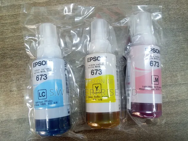 Epson 70ml Ink Bottles - No. 673 - 1