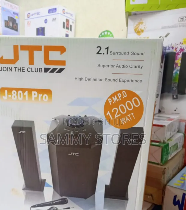 JTC J-801 Pro 2.1 Channel Multimedia Speaker System - 1