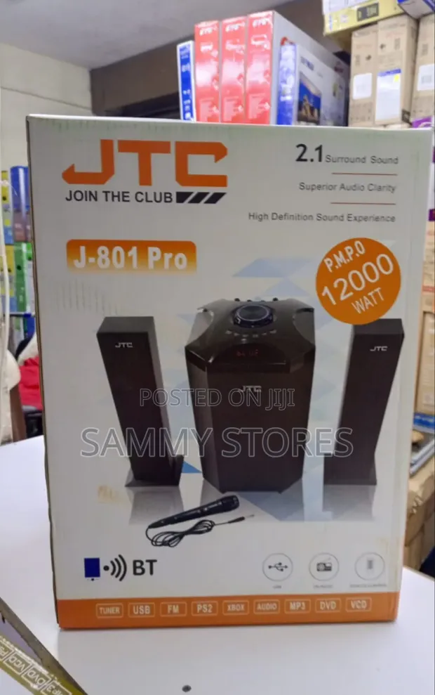 JTC Mtungi HI-FI Home Theatre Subwoofer Speaker System - 1
