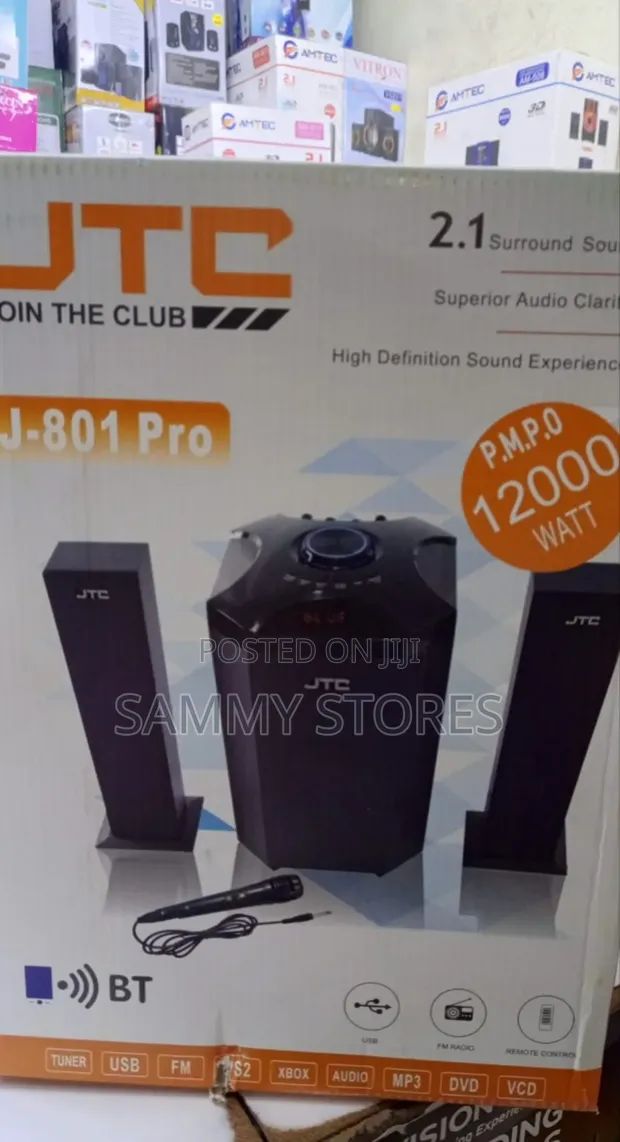 JTC Mtungi J-801 Pro 2.1CH Home Theatre Sound System - 1
