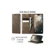 CaseMe Leather Wallet Flip Case for iPhone 14 Pro Max - Coffee - 2
