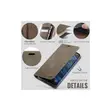 CaseMe Leather Wallet Flip Case for iPhone 14 Pro Max - Coffee - 3