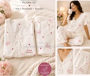 Stretchable 2 PC Pajama Set - Women's L-XXL