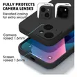 Soft Silicone Case for Apple iPhone 13 - Black - 2