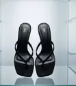 Zara Suede Kitten-Heel Sandals - Sizes 37-41 - 2