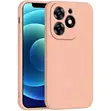 Soft Silicone Case for Infinix Smart 8 (Beige) - 1