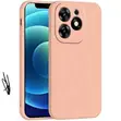 Soft Silicone Case for Infinix Smart 8 (Beige) - 2
