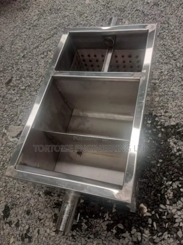 Stainless Steel Grease Trap 500x400x300mm - 1