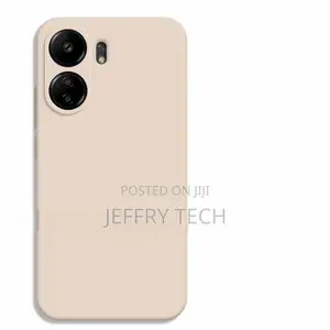 Soft Silicone Case for Xiaomi Redmi 13C - Shockproof, Anti-Scratch (Beige)