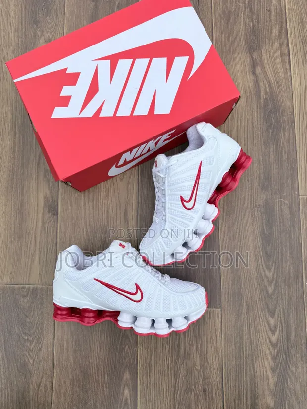 Nike Shox TL "Platinum Tint/Gym Red" Sneakers - 1